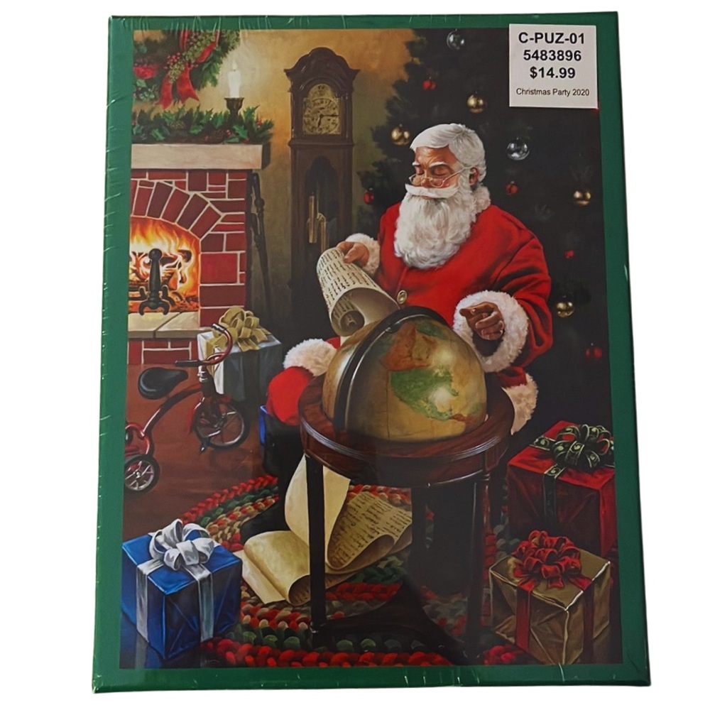 SOLD🚫Christmas Party 2020 Oversized Puzzle 500 Pieces - Picture 1 of 5